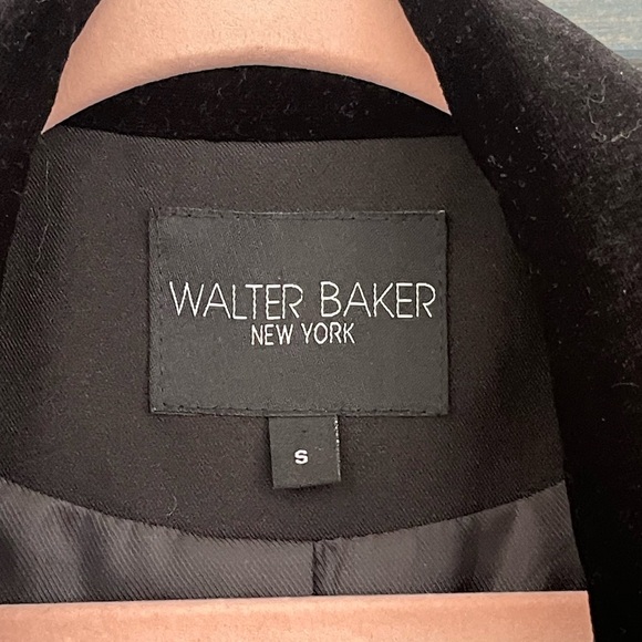 Walter Baker Black Hunter Rhinestone Suit Jacket Blazer Size Small - Picture 5 of 8